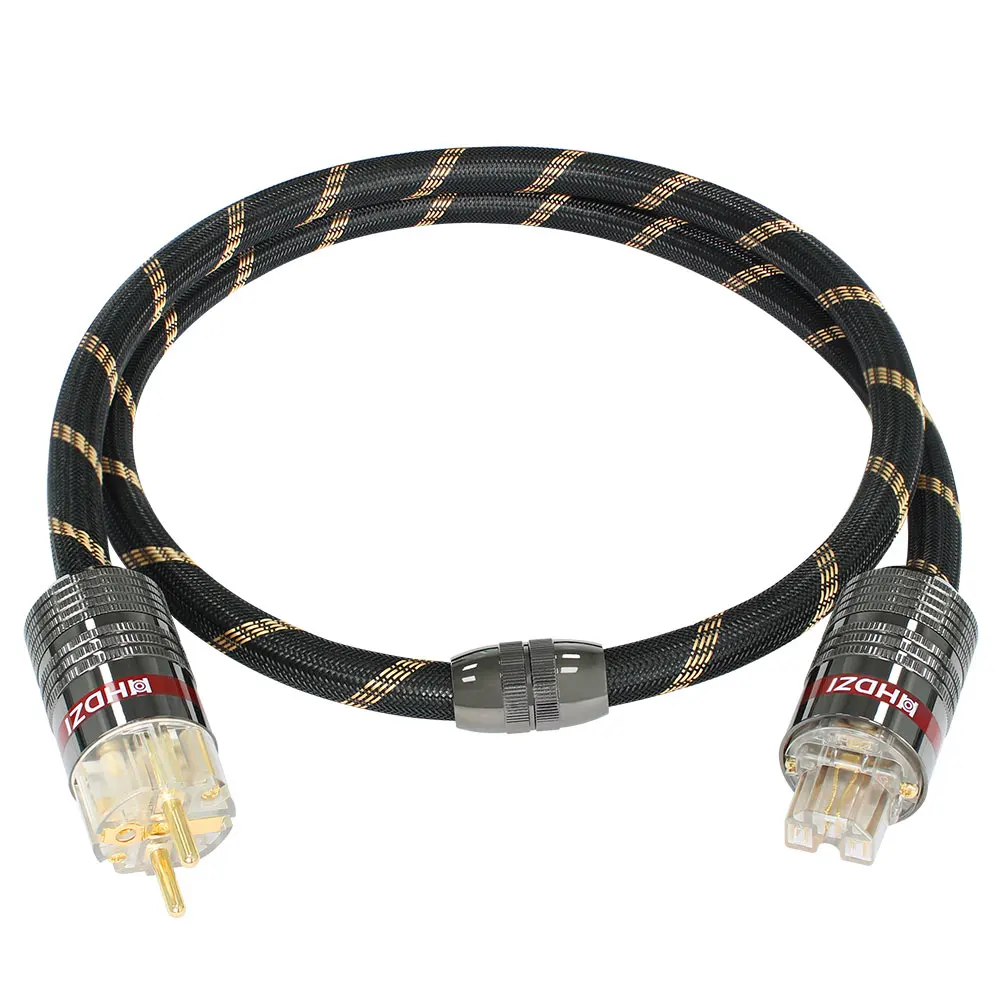 Nylon Braid Power Cord Amplifier Amp EU Power Plug Cable HIFI AC Schuko Power Cable With Filter Audio CD Amplifier Power Cord
Nylon Braid Power Cord Amplifier Amp EU Power Plug Cable HIFI AC Schuko Power Cable With Filter Audio CD Amplifier Power Cord
