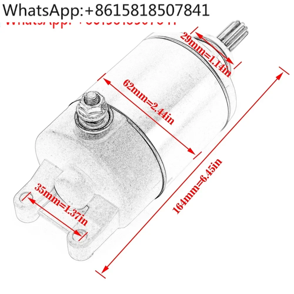 Starter Motor Fit for GSXR750 GSXR600 GSX-R GSXR 750 600 / GSR400 GSR600 GSR 400 600 / DR250R DR-Z250 DRZ250 DRZ 250
Starter Motor Fit for GSXR750 GSXR600 GSX-R GSXR 750 600 / GSR400 GSR600 GSR 400 600 / DR250R DR-Z250 DRZ250 DRZ 250