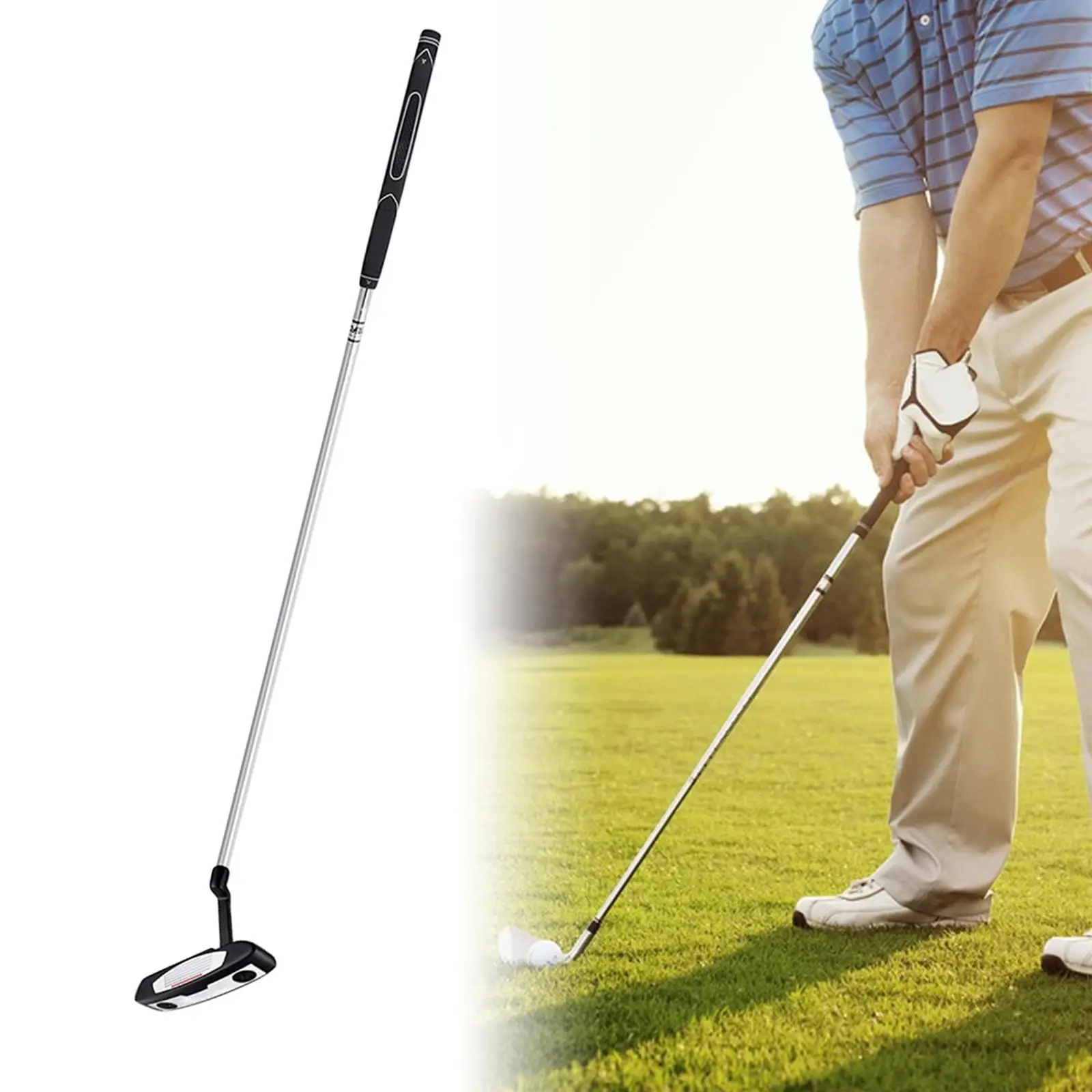 Golf Putter Blade Putter Right Handed Golf Training Putting Club Stainless Steel Shaft
Golf Putter Blade Putter Right Handed Golf Training Putting Club Stainless Steel Shaft