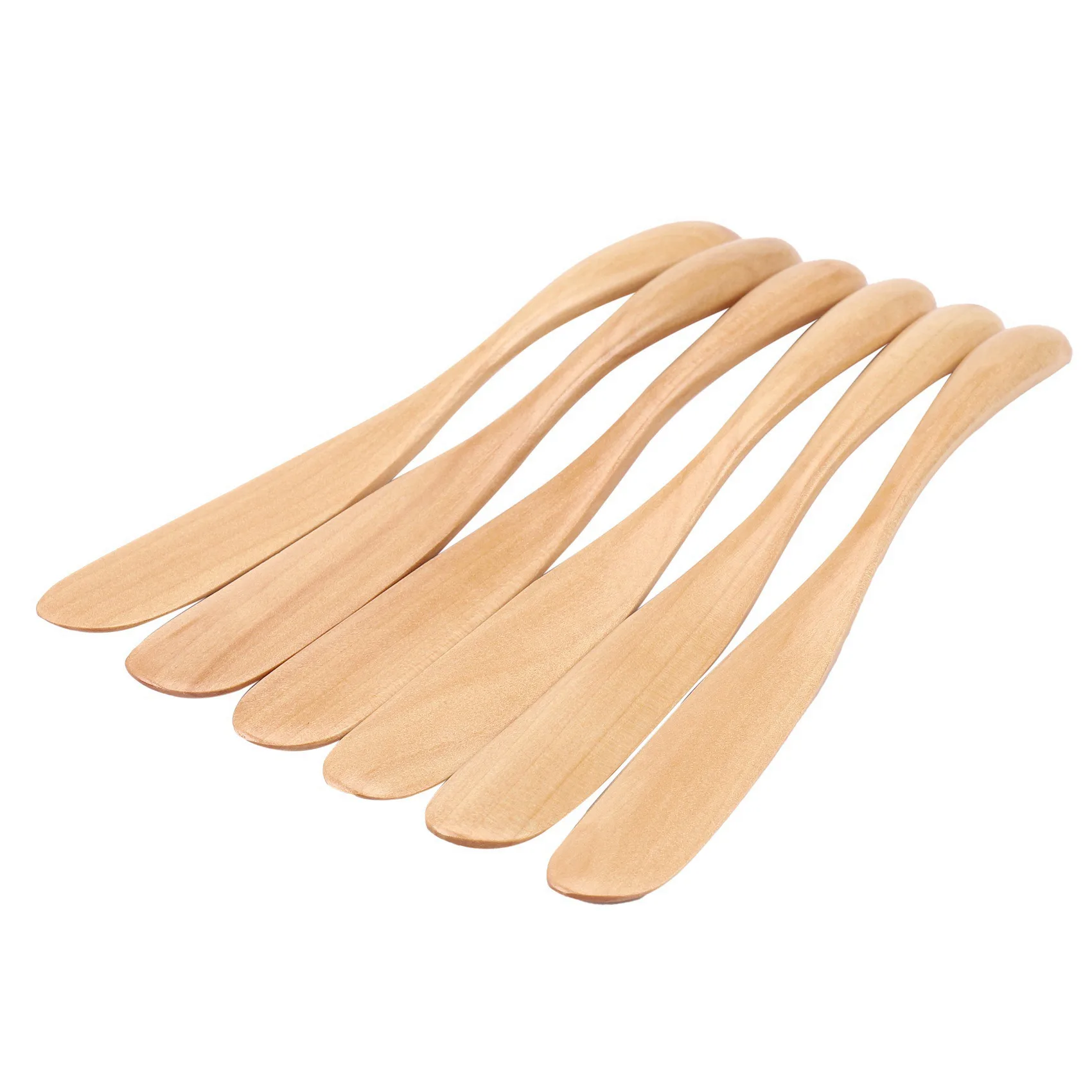 ABBY-Wooden Butter Knife Cheese Spreader 6.5 Inch, Jam Knife Butter Cake Knife Mask Knife 12 Pieces
ABBY-Wooden Butter Knife Cheese Spreader 6.5 Inch, Jam Knife Butter Cake Knife Mask Knife 12 Pieces