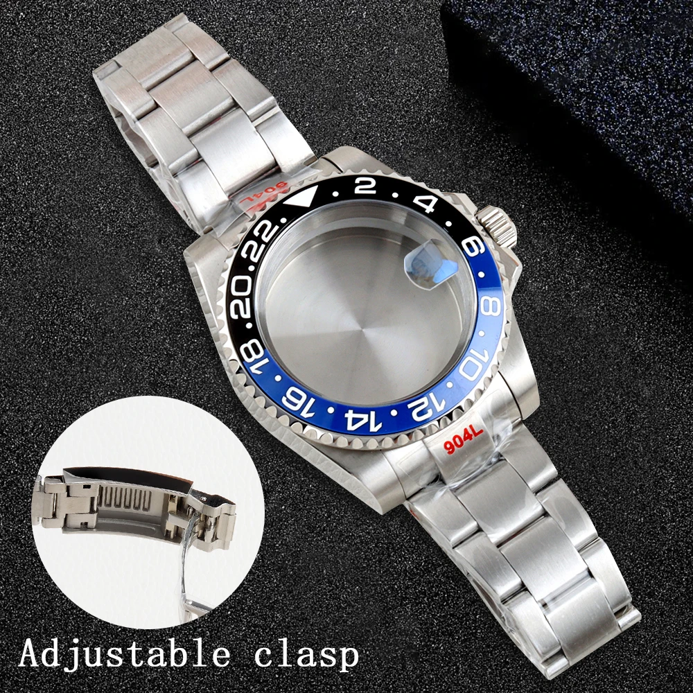 40mm NH35 Watch Case 20mm Solid 316L Stainless Steel Oyster Brushed Strap for GMT SUB Yacht-Master NH34 NH35 NH36 NH38 Movement
40mm NH35 Watch Case 20mm Solid 316L Stainless Steel Oyster Brushed Strap for GMT SUB Yacht-Master NH34 NH35 NH36 NH38 Movement