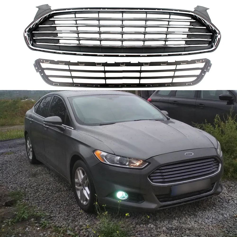 Решетка переднего бампера, верхняя нижняя решетка, подходит для Ford Mondeo 2013 2014 2015 2016
Решетка переднего бампера, верхняя нижняя решетка, подходит для Ford Mondeo 2013 2014 2015 2016