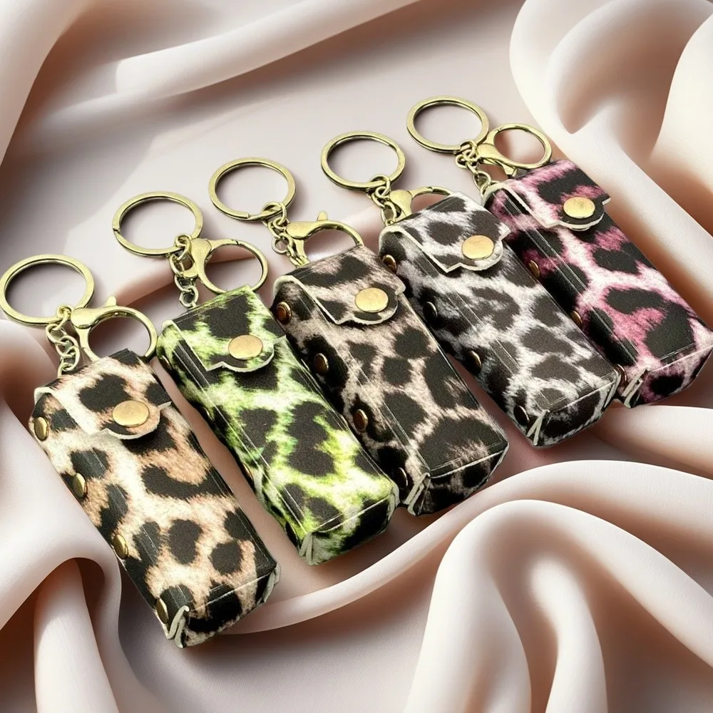 Personalized Leopard Print Lipstick Leather Keychain Single Key Ring Buckle Portable Car Accessory Pendant Women Keyrings Gift
Personalized Leopard Print Lipstick Leather Keychain Single Key Ring Buckle Portable Car Accessory Pendant Women Keyrings Gift