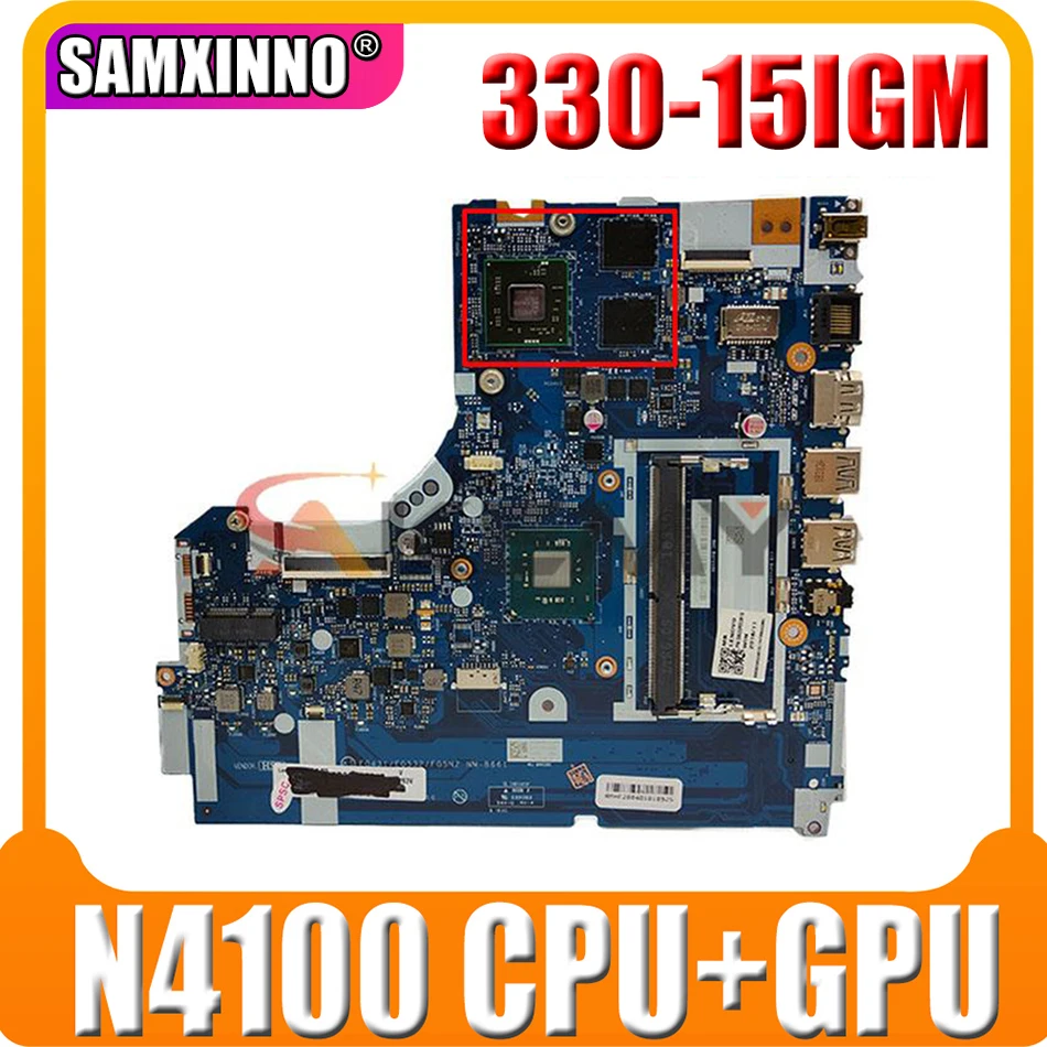 Материнская плата для ноутбука Lenovo Ideapad 330-15IGM NM-B661 N4000 DDR4, материнская плата для ноутбука 330-141GM, 100% протестировано, ОК
Материнская плата для ноутбука Lenovo Ideapad 330-15IGM NM-B661 N4000 DDR4, материнская плата для ноутбука 330-141GM, 100% протестировано, ОК