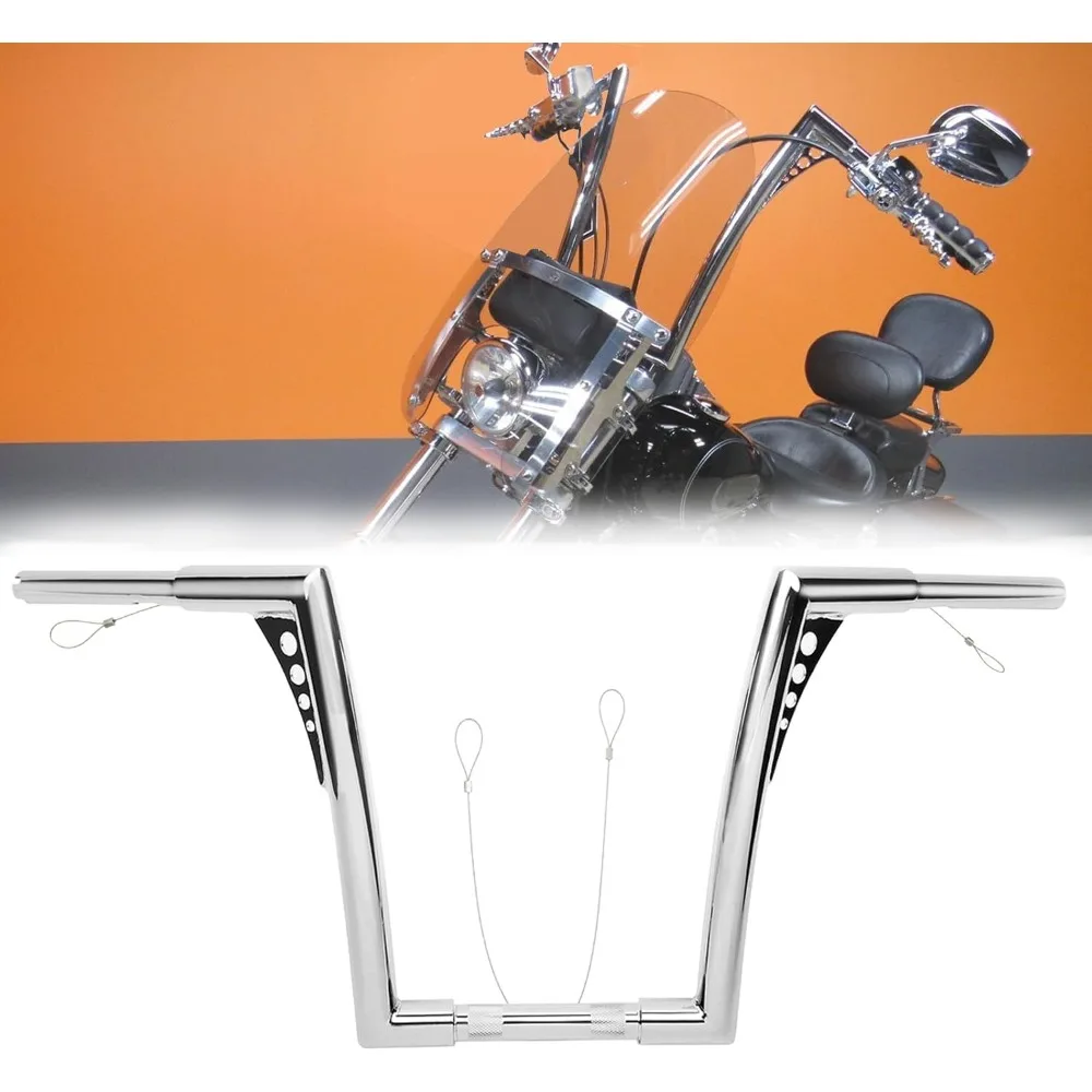 12-дюймовые вешалки Sportster Dyna Ape, руль Softail, 1,25-дюймовая Z-бар с выдвижными проводами для Harley 1995-Up Road King 1998-2013 Road 
12-дюймовые вешалки Sportster Dyna Ape, руль Softail, 1,25-дюймовая Z-бар с выдвижными проводами для Harley 1995-Up Road King 1998-2013 Road
