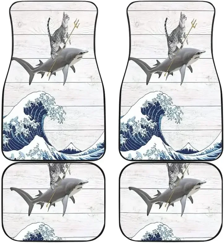 Автомобильные коврики Shark Funny Cat Shark Индивидуальные автомобильные коврики, универсальные автомобильные коврики, набор из 4 шт., подходят для большинства автомобилей
Автомобильные коврики Shark Funny Cat Shark Индивидуальные автомобильные коврики, универсальные автомобильные коврики, набор из 4 шт., подходят для большинства автомобилей