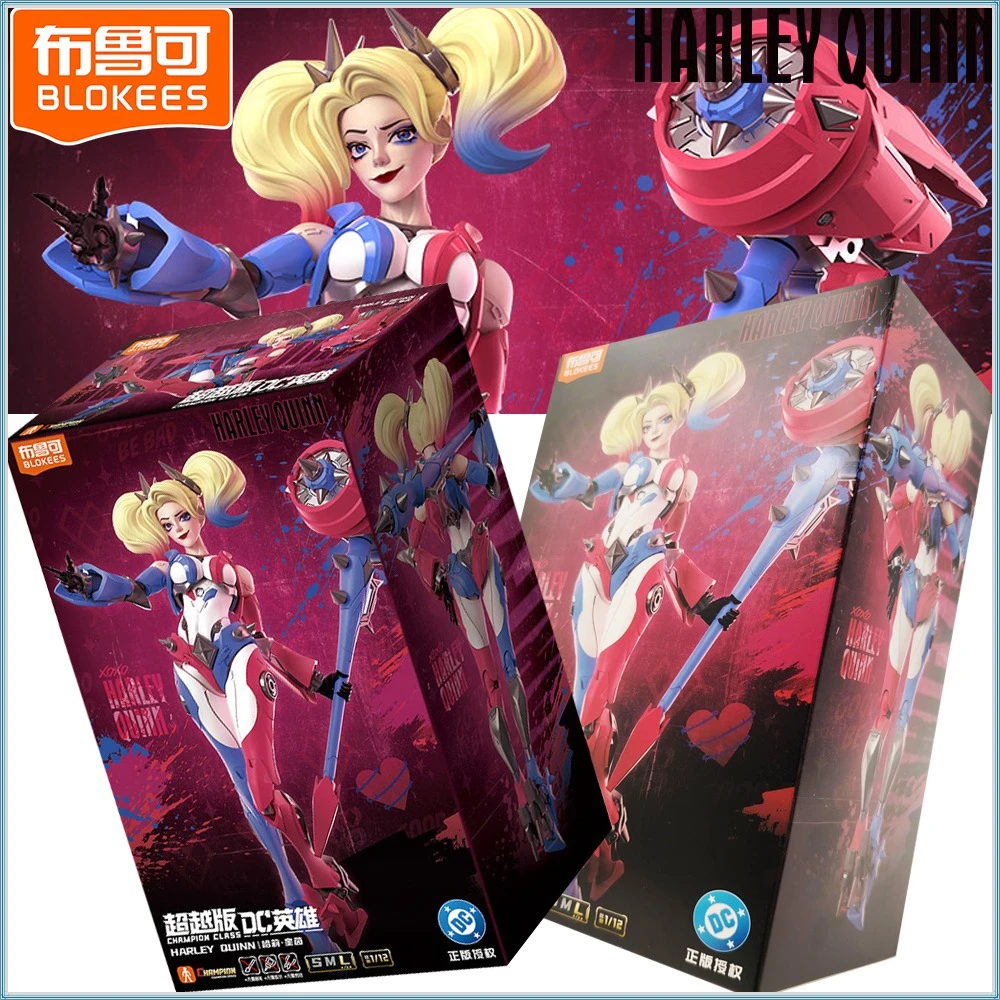 Genuine Blokees DC Hero Harley Quinn Champion Class High Quality Exquisite Action Figures Model Kits Assemble Toy Ornament Gifts
Genuine Blokees DC Hero Harley Quinn Champion Class High Quality Exquisite Action Figures Model Kits Assemble Toy Ornament Gifts