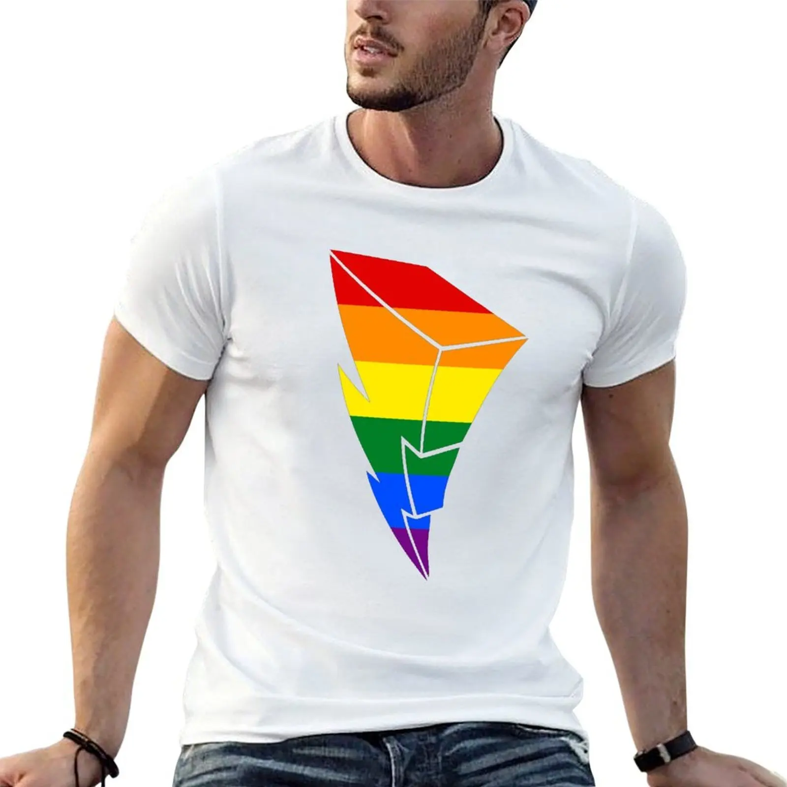 Pride Power Lightning Bolt T-Shirt t shirts for man cotton funny t shirts for man graphic tees cotton t shirt man T-shirt
Pride Power Lightning Bolt T-Shirt t shirts for man cotton funny t shirts for man graphic tees cotton t shirt man T-shirt