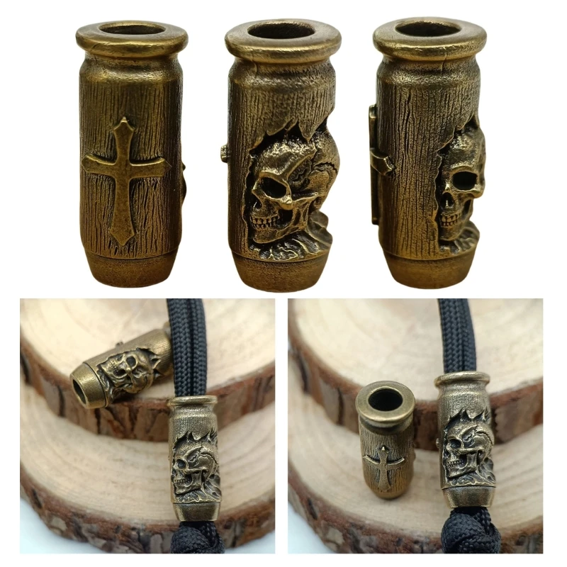 Pack Of 2 Skull Crucifix Embellishment Paracord Pendant Backpack Hanging Ornament Handmade Keyring Decoration Supplies Y08E
Pack Of 2 Skull Crucifix Embellishment Paracord Pendant Backpack Hanging Ornament Handmade Keyring Decoration Supplies Y08E