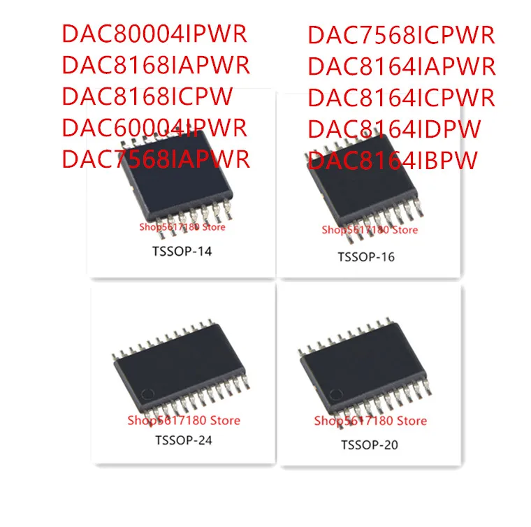10PCS DAC80004IPWR DAC8168IAPWR DAC8168ICPW DAC60004IPWR DAC7568IAPWR DAC7568ICPWR DAC8164IAPWR DAC8164ICPWR DAC8164IDPW
10PCS DAC80004IPWR DAC8168IAPWR DAC8168ICPW DAC60004IPWR DAC7568IAPWR DAC7568ICPWR DAC8164IAPWR DAC8164ICPWR DAC8164IDPW