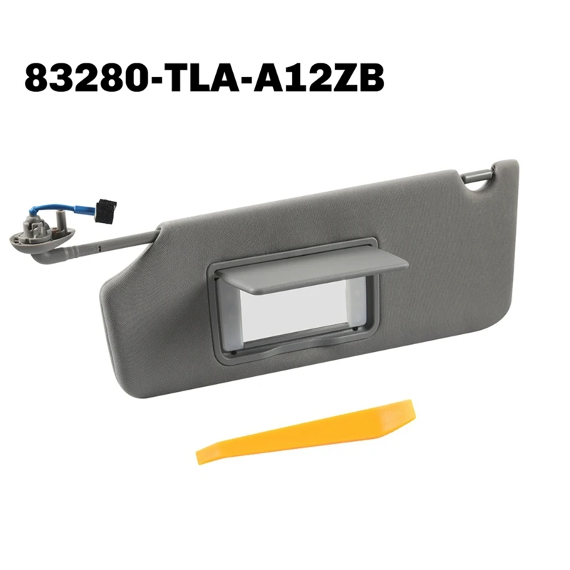 Left Driver Side Sun Visor With Makeup Light For Honda Pilot 2017-2021 Ridgeline 2018-2020, 83280-TLA-A12ZB
Left Driver Side Sun Visor With Makeup Light For Honda Pilot 2017-2021 Ridgeline 2018-2020, 83280-TLA-A12ZB