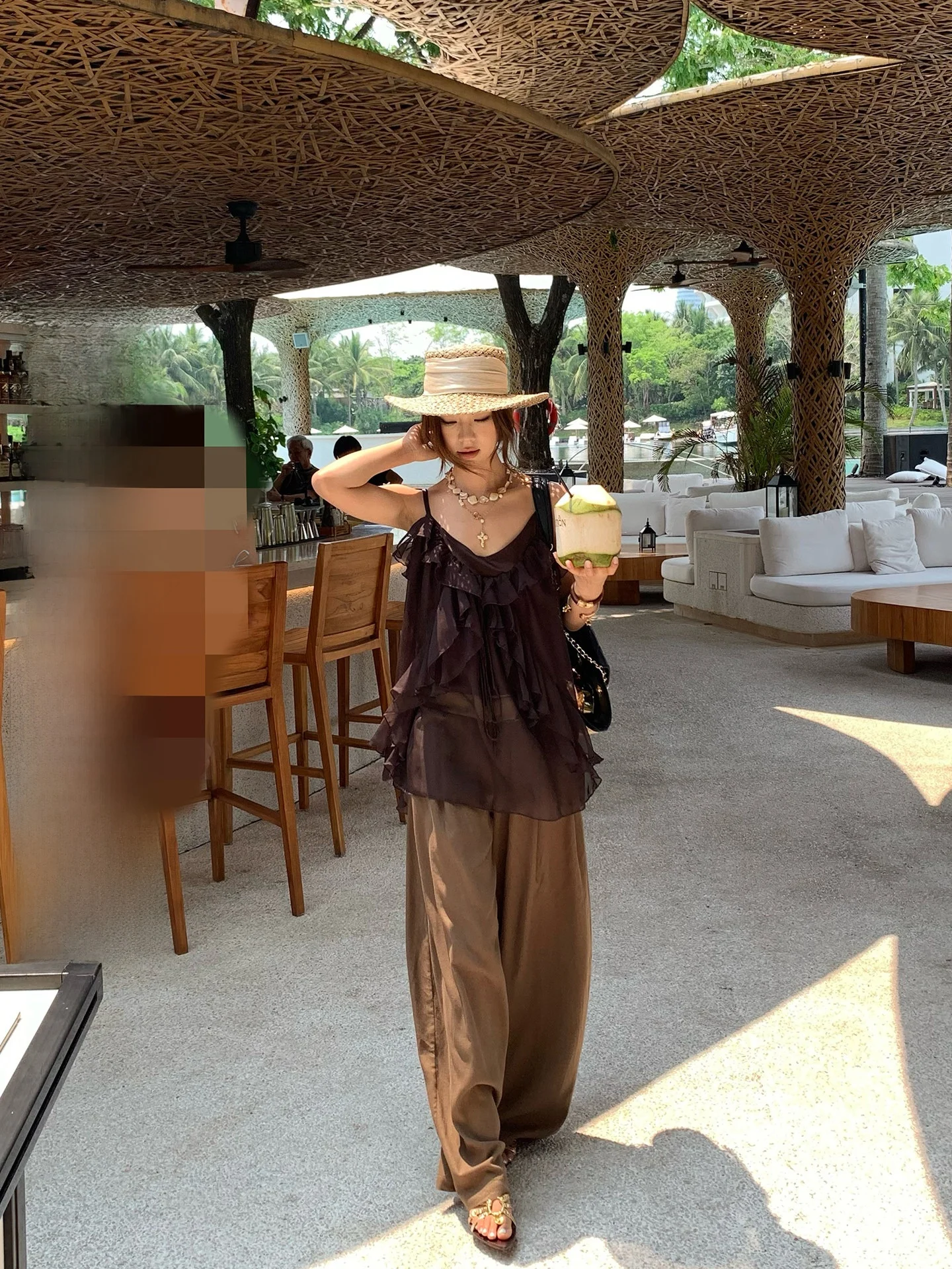 Retro Linen Wide Leg Pants Women Summer Loose Casual Long Trousers Deep Brown Green Slim Straight Leg Trousers
Retro Linen Wide Leg Pants Women Summer Loose Casual Long Trousers Deep Brown Green Slim Straight Leg Trousers