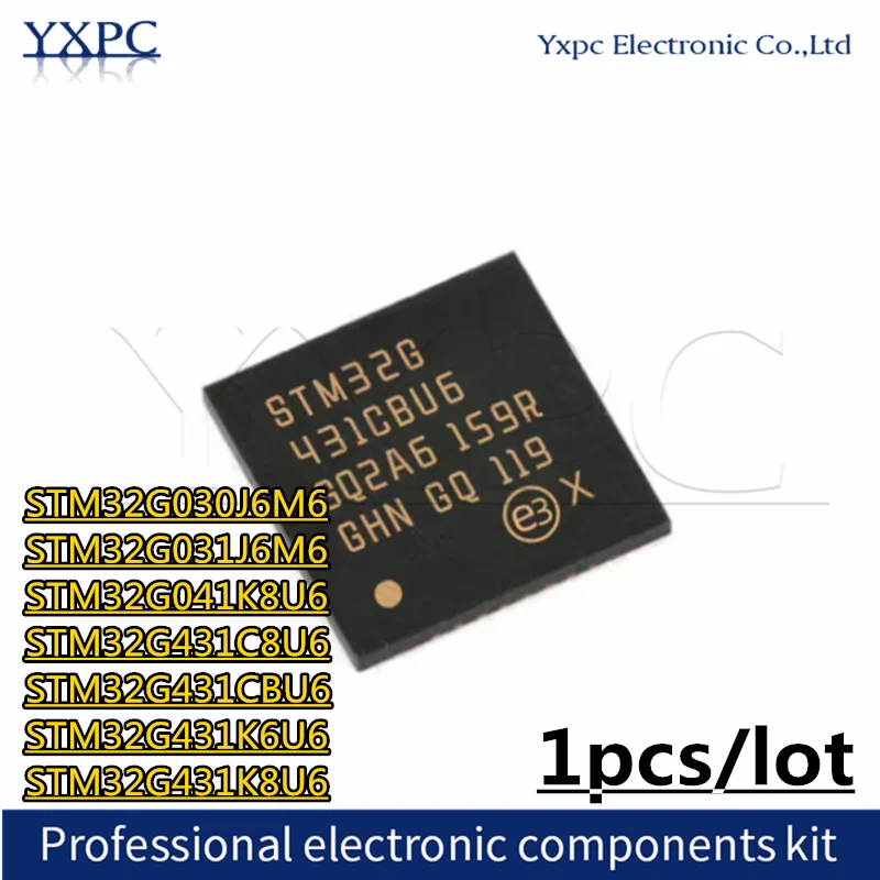1PCS STM32G030J6M6 STM32G031J6M6 32G030J6 32G031J6 STM32G041K8U6 STM32G431C8U6 STM32G431CBU6 STM32G431K6U6 STM32G431K8U6
1PCS STM32G030J6M6 STM32G031J6M6 32G030J6 32G031J6 STM32G041K8U6 STM32G431C8U6 STM32G431CBU6 STM32G431K6U6 STM32G431K8U6