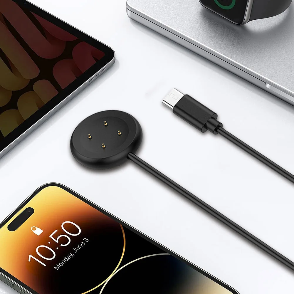 Сменная док-станция с магнитным зарядным кабелем для Google Pixel Watch 3 и 2, шнур зарядного устройства, 1 м, USB Type C
Сменная док-станция с магнитным зарядным кабелем для Google Pixel Watch 3 и 2, шнур зарядного устройства, 1 м, USB Type C
