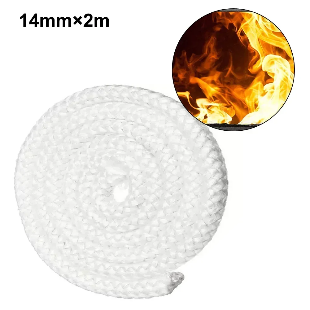 Sealing Rope Fiberglass Rope Seal 2m Length Door Seal Log Burner Stove White Stove High Temperature Resistance
Sealing Rope Fiberglass Rope Seal 2m Length Door Seal Log Burner Stove White Stove High Temperature Resistance
