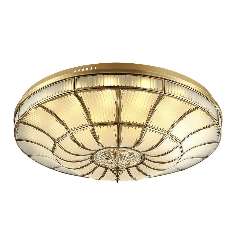 European style, all copper LED ceiling light, retro, living room, round, bedroom, dining room, study 
European style, all copper LED ceiling light, retro, living room, round, bedroom, dining room, study