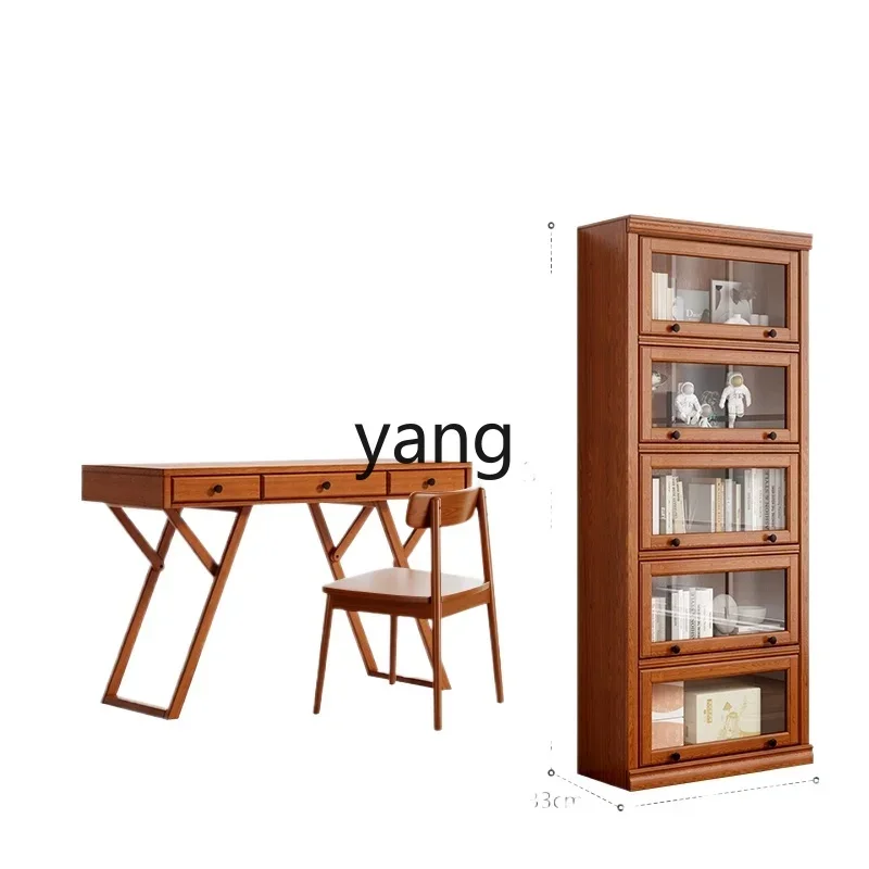 LTT living room solid wood computer desk writing desk bookshelf combination home study table
LTT living room solid wood computer desk writing desk bookshelf combination home study table