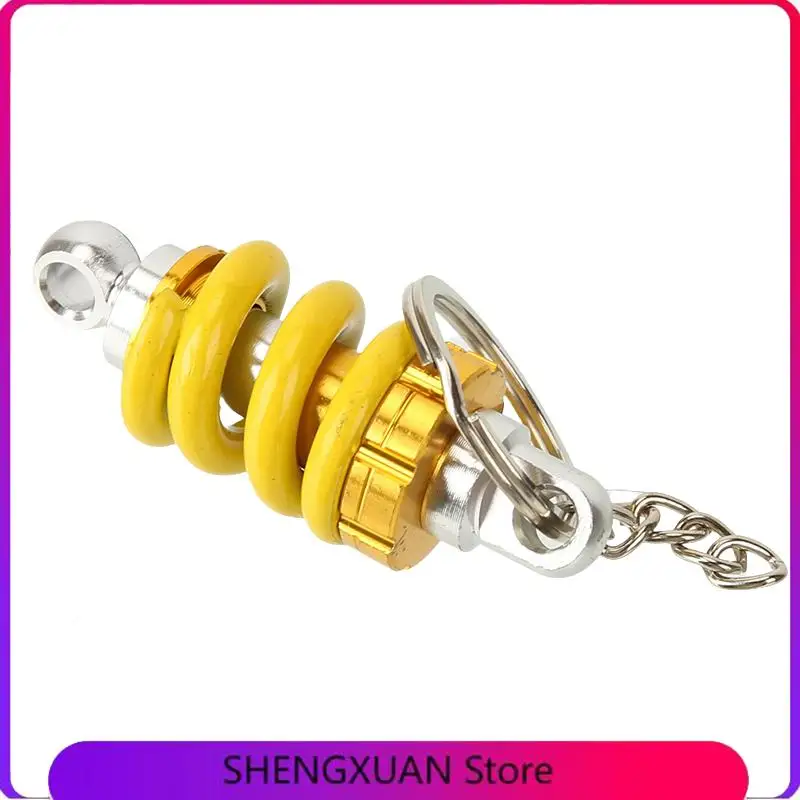 NEW Aluminum Alloy Shock Absorber Key Ring - Stylish Automotive Front Strut Pendant for Cars & Scooters
NEW Aluminum Alloy Shock Absorber Key Ring - Stylish Automotive Front Strut Pendant for Cars & Scooters