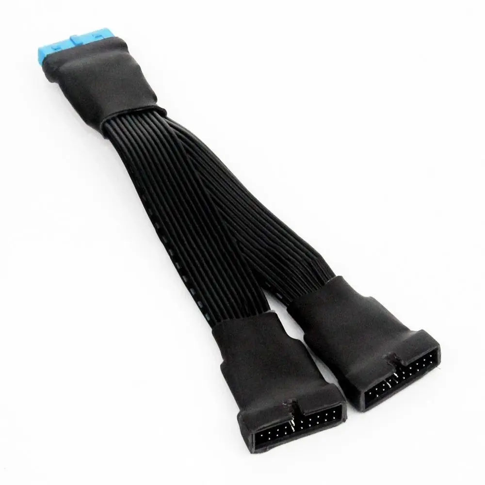 One Drags Two USB 3.0 19 Pin/20Pin 1 to 2 Adapter Extension Cable Splitter Cable Internal Extension Header Mainboard Cable
One Drags Two USB 3.0 19 Pin/20Pin 1 to 2 Adapter Extension Cable Splitter Cable Internal Extension Header Mainboard Cable