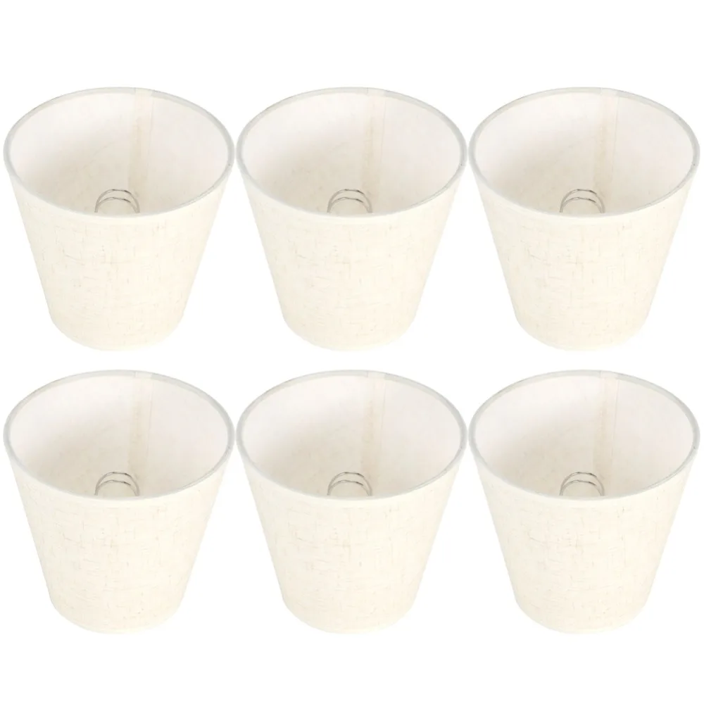 6PCS Nordic Beige Color Cloth Lamp Shades Metal Cloth PVC Clip On Linen Lampshade Fabric Lamp Covers Living Room
6PCS Nordic Beige Color Cloth Lamp Shades Metal Cloth PVC Clip On Linen Lampshade Fabric Lamp Covers Living Room