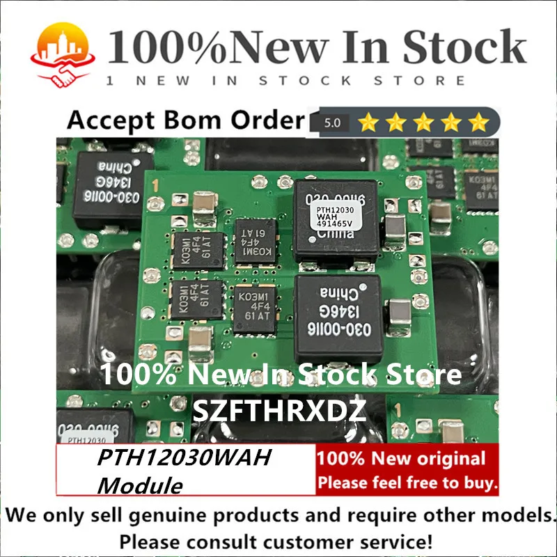 100% NEW ORIGINAL PTH12030WAH 1.2V to 5.5V 26A output 12V input non isolated width adjustment module
100% NEW ORIGINAL PTH12030WAH 1.2V to 5.5V 26A output 12V input non isolated width adjustment module