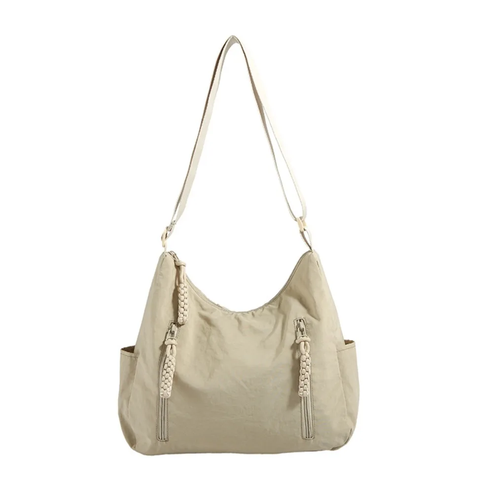 Solid Color Oxford Cloth Crossbody Bag Multi-Pocket Large Capacity Single Shoulder Bag Korean Style Adjustable Straps
Solid Color Oxford Cloth Crossbody Bag Multi-Pocket Large Capacity Single Shoulder Bag Korean Style Adjustable Straps