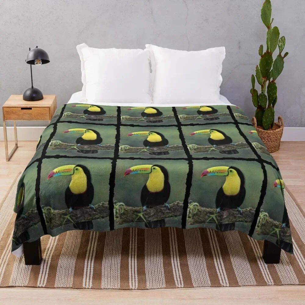 Keel-Billed Toucan Throw Blanket Stylish Decor Blanket Gift for Friends Roommate
Keel-Billed Toucan Throw Blanket Stylish Decor Blanket Gift for Friends Roommate