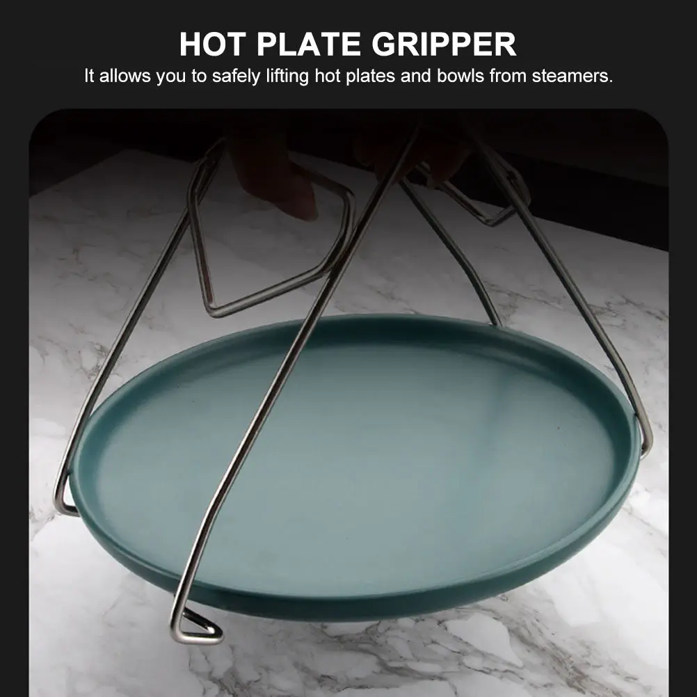 Stainless Steel and Premium Rosewood Hot Dish Clip Bowl Plate Clamp for Safe Lifting Heavy Steaming Bowls Anti-Scald Kitchen
Stainless Steel and Premium Rosewood Hot Dish Clip Bowl Plate Clamp for Safe Lifting Heavy Steaming Bowls Anti-Scald Kitchen