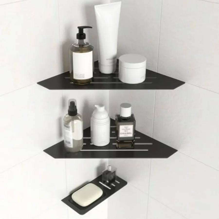 10 Recessed Corner Shower Shelf 2 Packs Grout Mount Installation with Soap Holder Bathroom Corner Organizer for Tiled Wall Requ
10 Recessed Corner Shower Shelf 2 Packs Grout Mount Installation with Soap Holder Bathroom Corner Organizer for Tiled Wall Requ
