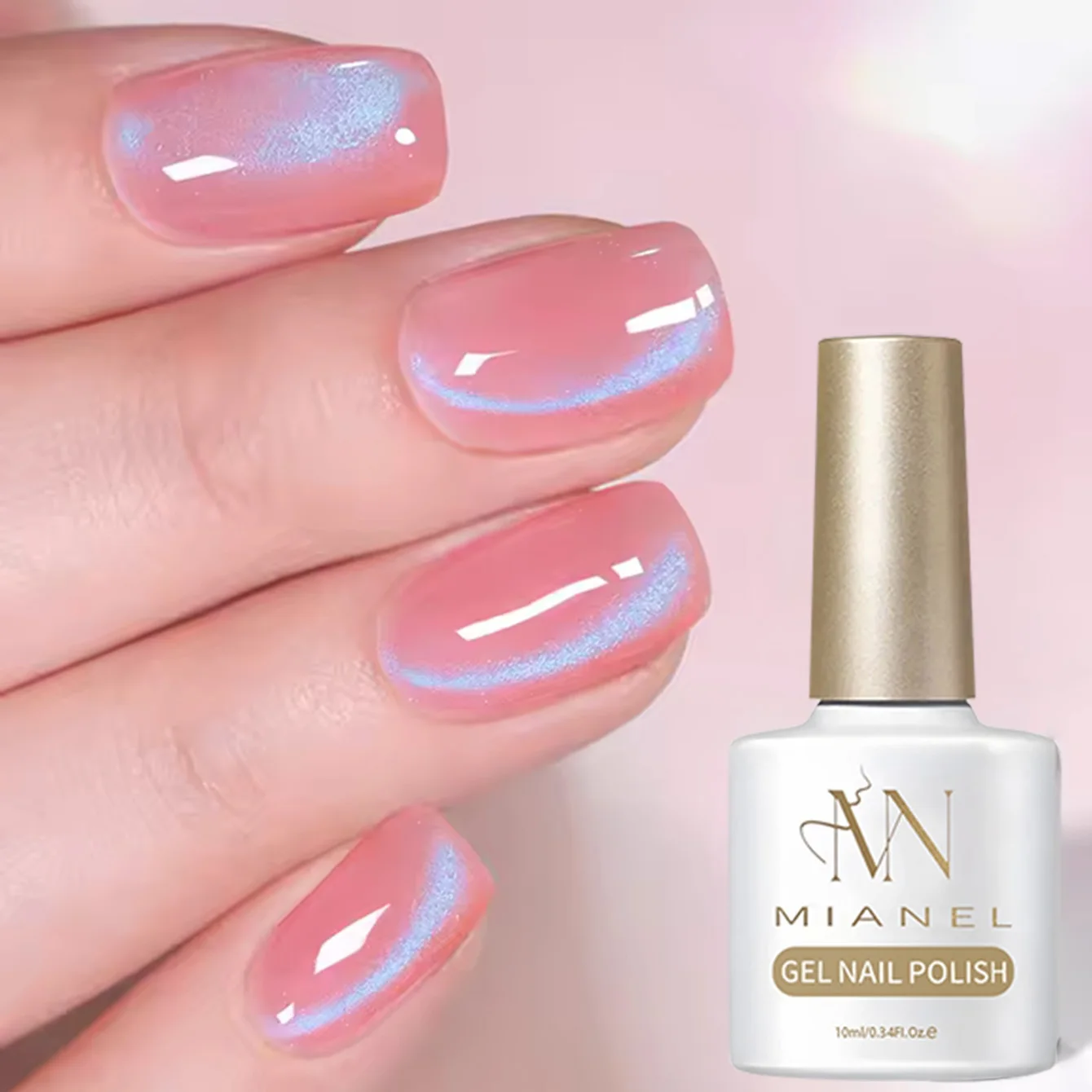 MAINEL 10ML Pink Nails Glass Bead Cat Eye Gel Nail Polish French Tip Nails Nail Art For Spring And Summer Nail Supplies
MAINEL 10ML Pink Nails Glass Bead Cat Eye Gel Nail Polish French Tip Nails Nail Art For Spring And Summer Nail Supplies