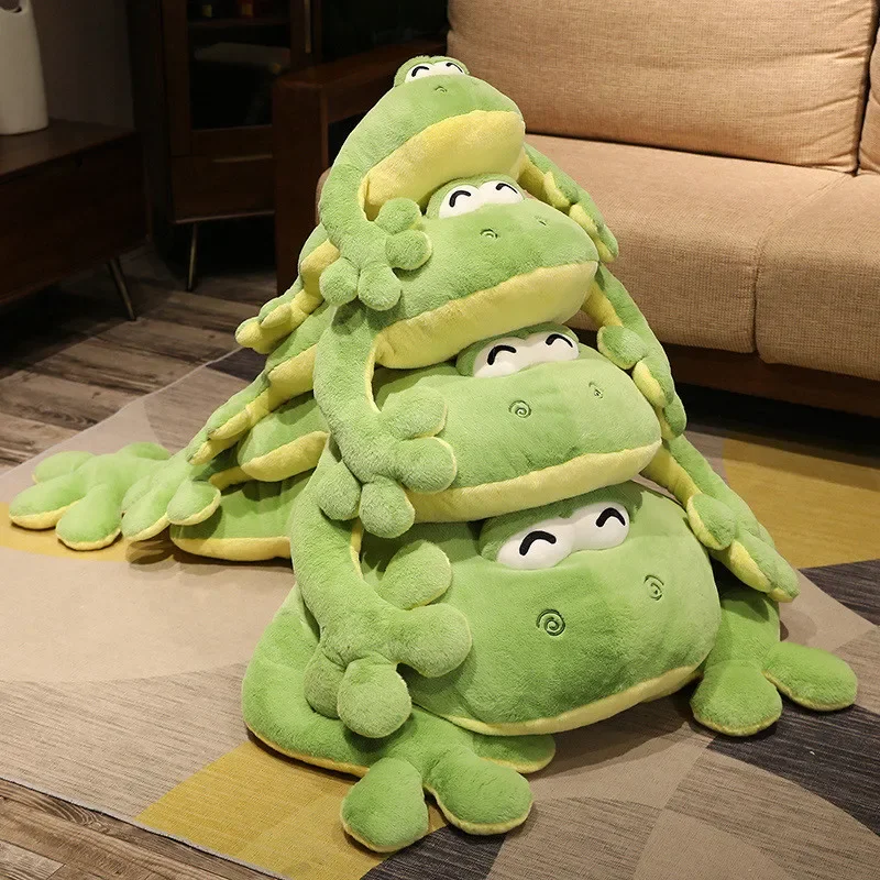 60/80/100cm Lovely Frog Mat Plush Doll Toys Stuffed Soft Animal Throw Pillow Sofa Cushion Creative Home Decoration Gift
60/80/100cm Lovely Frog Mat Plush Doll Toys Stuffed Soft Animal Throw Pillow Sofa Cushion Creative Home Decoration Gift