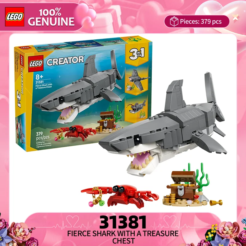 Lego Creative Versatile Series 31381 Fierce Shark Boys and Girls Building Blocks Toy Gift
Lego Creative Versatile Series 31381 Fierce Shark Boys and Girls Building Blocks Toy Gift