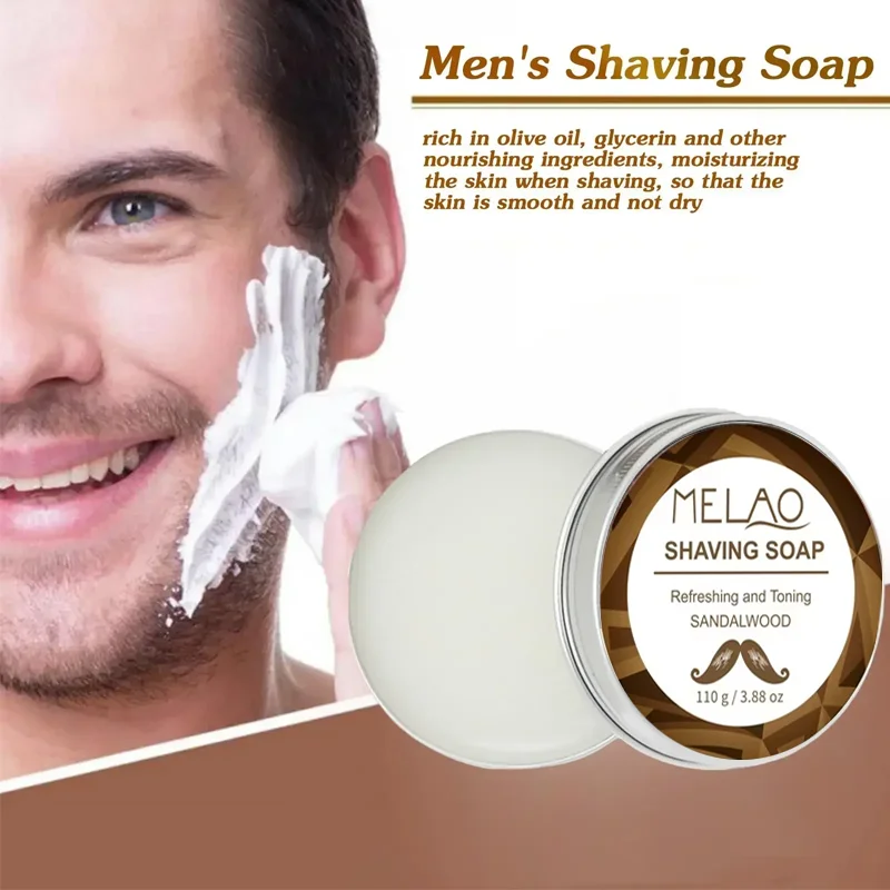 110G Professional Men's Shaving Soap- luminum Box Care Sandalwood Cleansing Soap,Softens Beard,Prevents Irritation,Multi-Purpose
110G Professional Men's Shaving Soap- luminum Box Care Sandalwood Cleansing Soap,Softens Beard,Prevents Irritation,Multi-Purpose