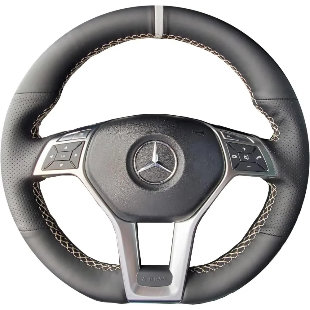 Чехол на руль из кожи ручной работы для C-класса, E-класса, SLK, CLA, CLS 2012, 2013, 2014 годов выпуска, защита салона
Чехол на руль из кожи ручной работы для C-класса, E-класса, SLK, CLA, CLS 2012, 2013, 2014 годов выпуска, защита салона