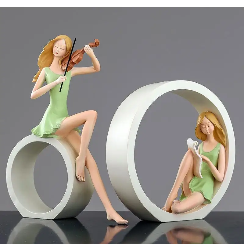 Cute Girl Decoration Accessories Resin Beauty Home Ornaments Simple Entrance TV Cabinet Room Crafts
Cute Girl Decoration Accessories Resin Beauty Home Ornaments Simple Entrance TV Cabinet Room Crafts