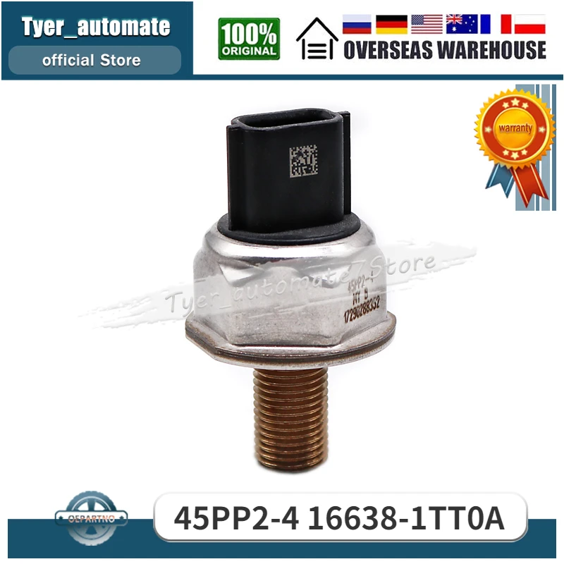 For 2011-2017 NISSAN JUKE 1.6L 2017-2018 NISSAN SENTRA 1.6L 45PP2-4 16638-1TT0A Fuel Rail Pressure Sensor
For 2011-2017 NISSAN JUKE 1.6L 2017-2018 NISSAN SENTRA 1.6L 45PP2-4 16638-1TT0A Fuel Rail Pressure Sensor