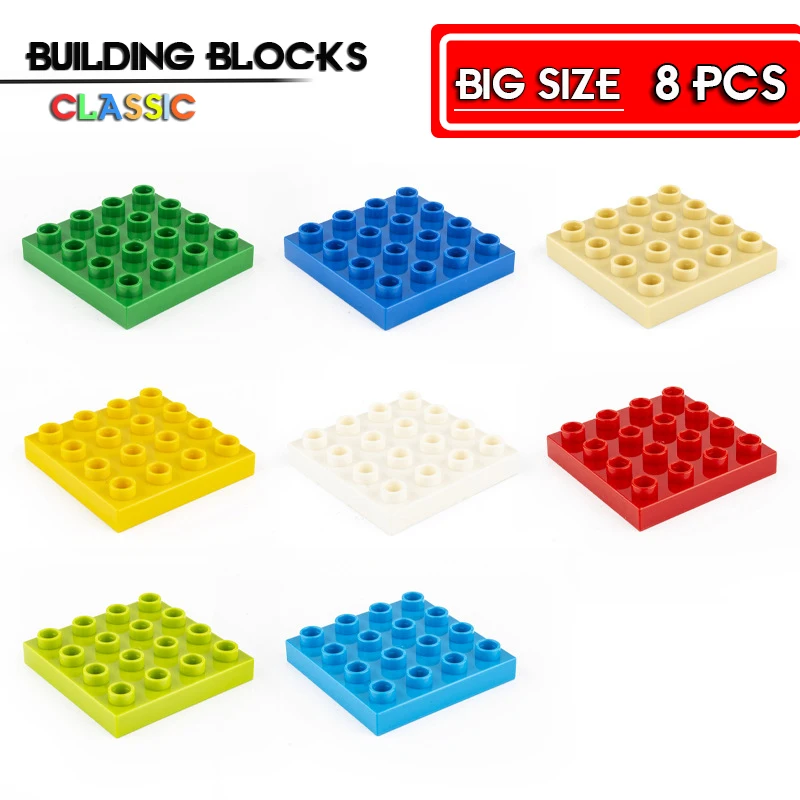Large particle building block low board 4x4 hole building block countertop bulk assembled building blocks children's toys
Large particle building block low board 4x4 hole building block countertop bulk assembled building blocks children's toys