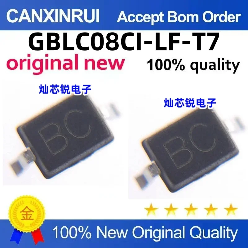 (5-100 pieces) Brand new original GBLC08CI-LF-T7 SOD-323 transient suppression diode (TVS) chip IC
(5-100 pieces) Brand new original GBLC08CI-LF-T7 SOD-323 transient suppression diode (TVS) chip IC
