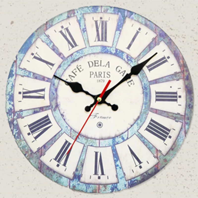Amazon hot sale creative wall clock European retro wooden clock living room wall clock
Amazon hot sale creative wall clock European retro wooden clock living room wall clock