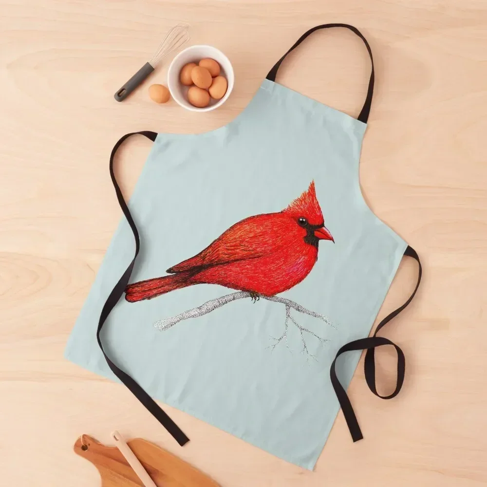 Northern cardinal pen drawing Apron Woman Kitchen christmas decoration Waterproof women Useful Things For Kitchen Apron
Northern cardinal pen drawing Apron Woman Kitchen christmas decoration Waterproof women Useful Things For Kitchen Apron