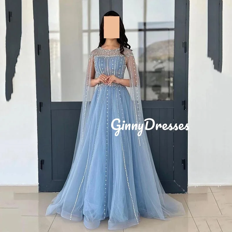 Customized Scoop Neckline Luxury Evening Dresses 2025 A-Line Floor-Length Elegant And Pretty Women'S Dresses Zipper Up Vestidos
Customized Scoop Neckline Luxury Evening Dresses 2025 A-Line Floor-Length Elegant And Pretty Women'S Dresses Zipper Up Vestidos