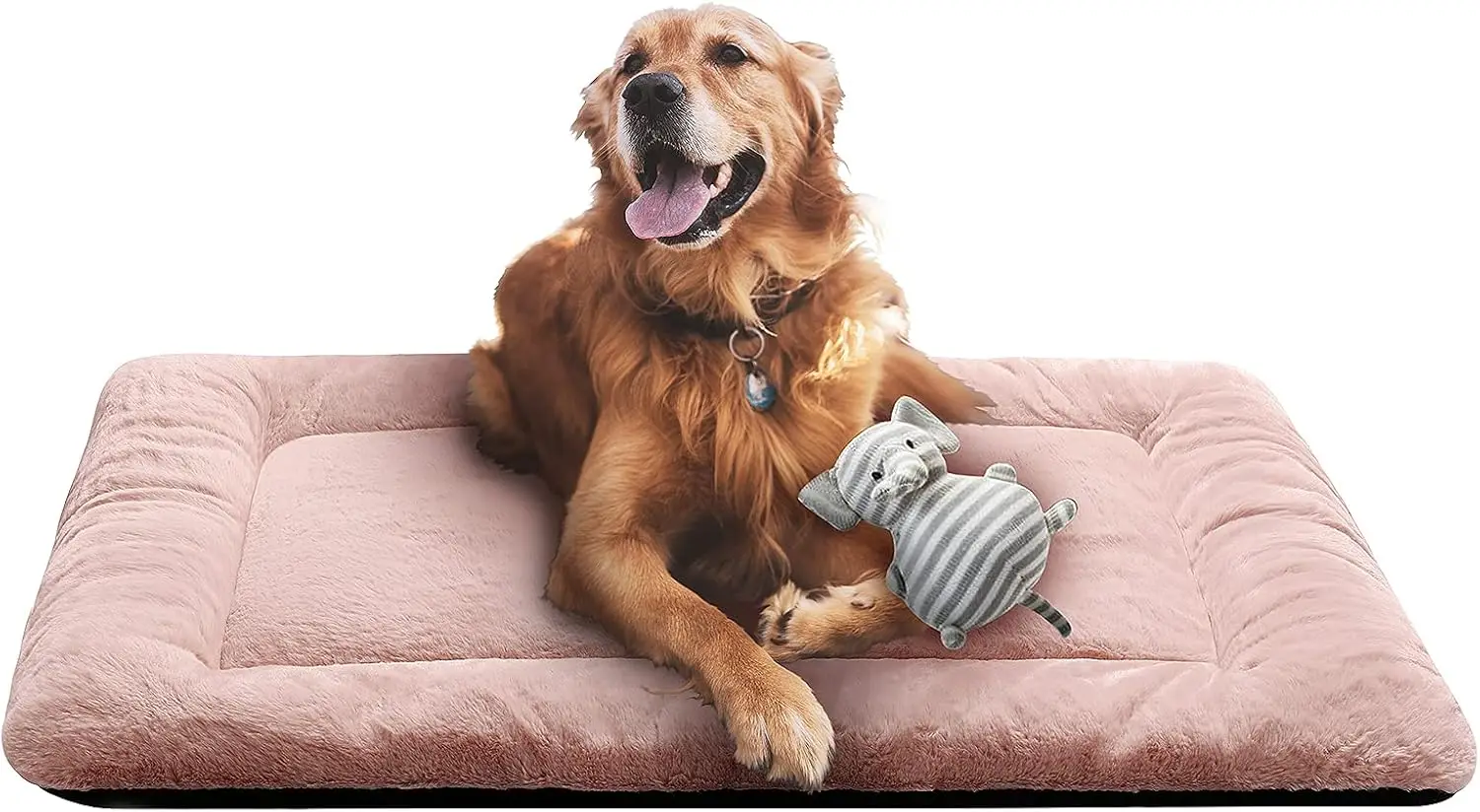 Ultra Soft Dog Bed & Kennel Pad For Large Dogs - Washable & Anti-Slip, Fits Metal Crates, 42"" Pink
Ultra Soft Dog Bed & Kennel Pad For Large Dogs - Washable & Anti-Slip, Fits Metal Crates, 42"" Pink