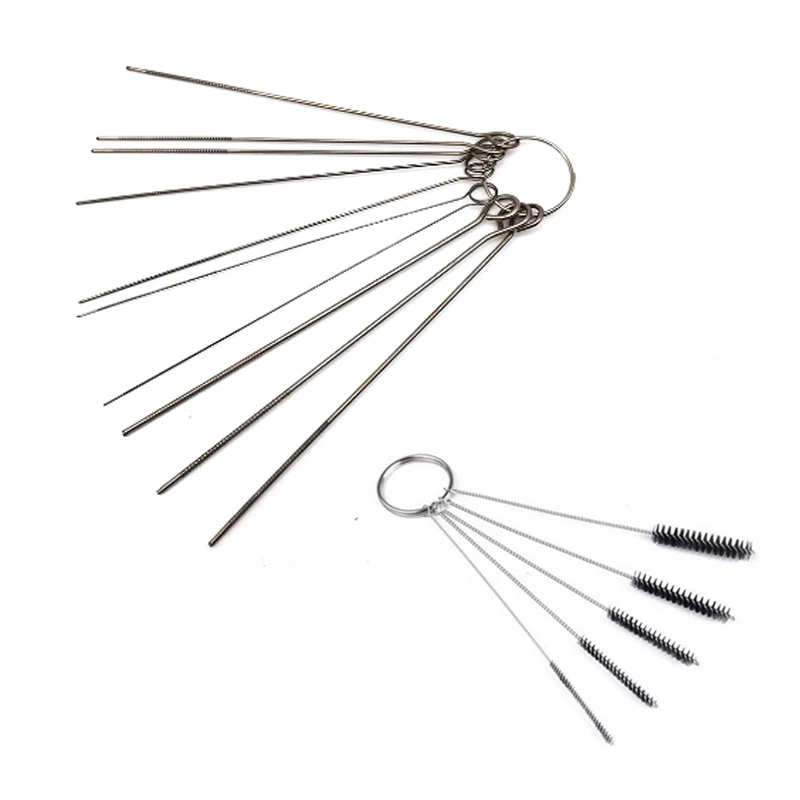 Carburetor Carbon Dirt Jet Remove 10 Cleaning Needles and 5 Brushes Tool Kits for Car Motorcycle
Carburetor Carbon Dirt Jet Remove 10 Cleaning Needles and 5 Brushes Tool Kits for Car Motorcycle