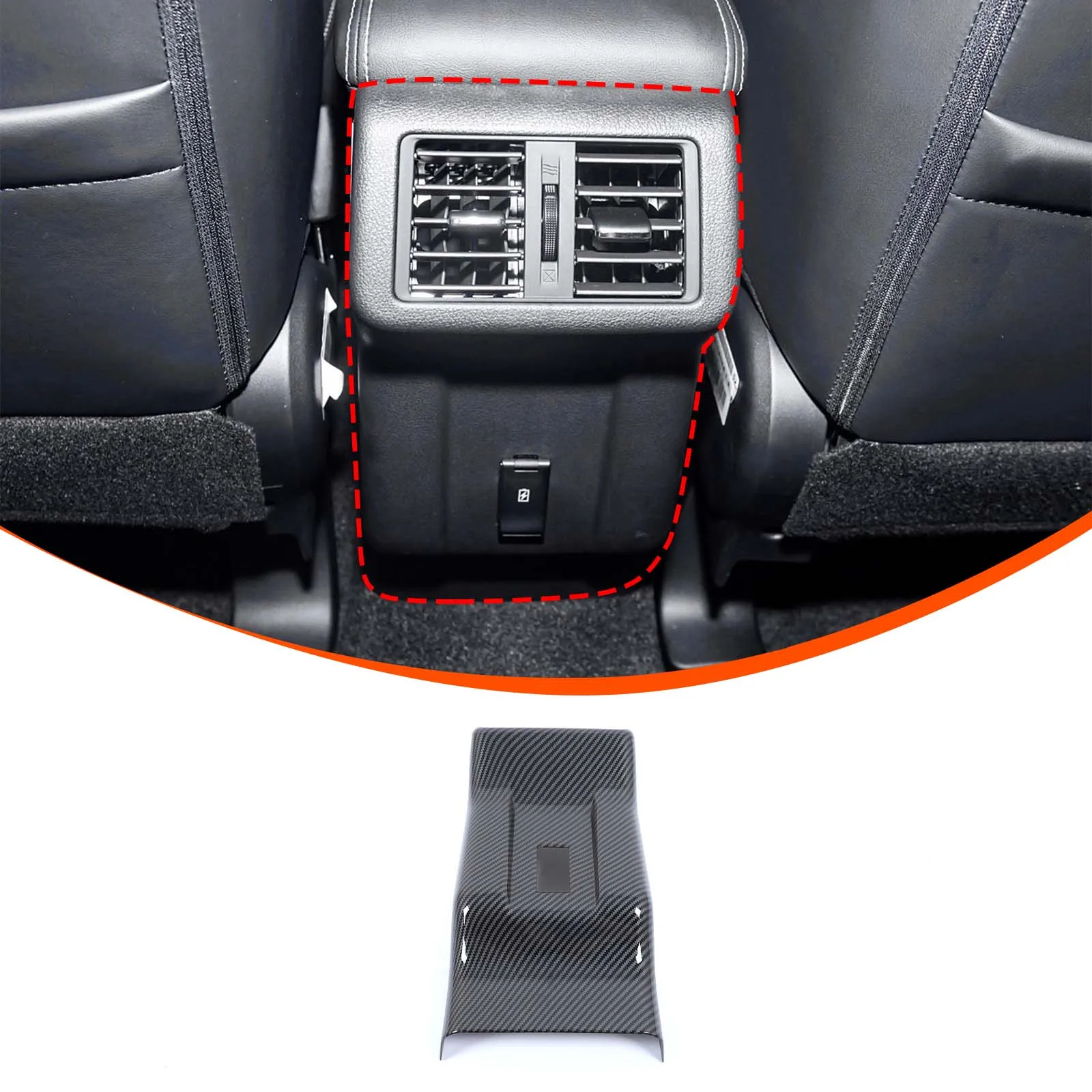 For Mitsubishi Outlander 19-22 rear seat air conditioner air outlet anti-kick and anti-dirty protection cover carbon fiber patte
For Mitsubishi Outlander 19-22 rear seat air conditioner air outlet anti-kick and anti-dirty protection cover carbon fiber patte