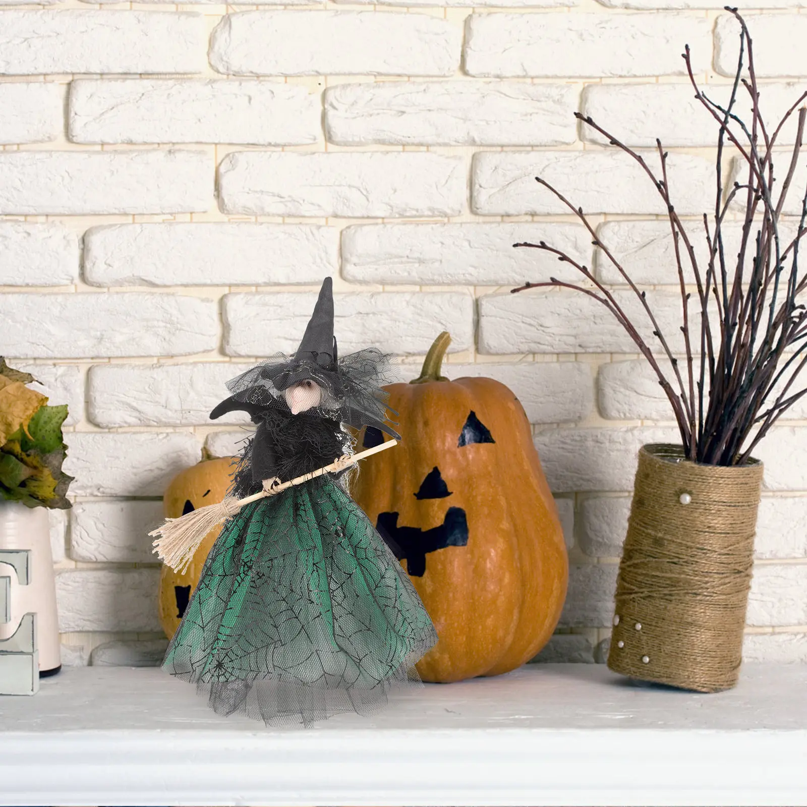 Halloween Witch Decorative Wear Resistant Tabletop Decor Creative Home Festival Accessory Lovely Witch Decor for Party
Halloween Witch Decorative Wear Resistant Tabletop Decor Creative Home Festival Accessory Lovely Witch Decor for Party