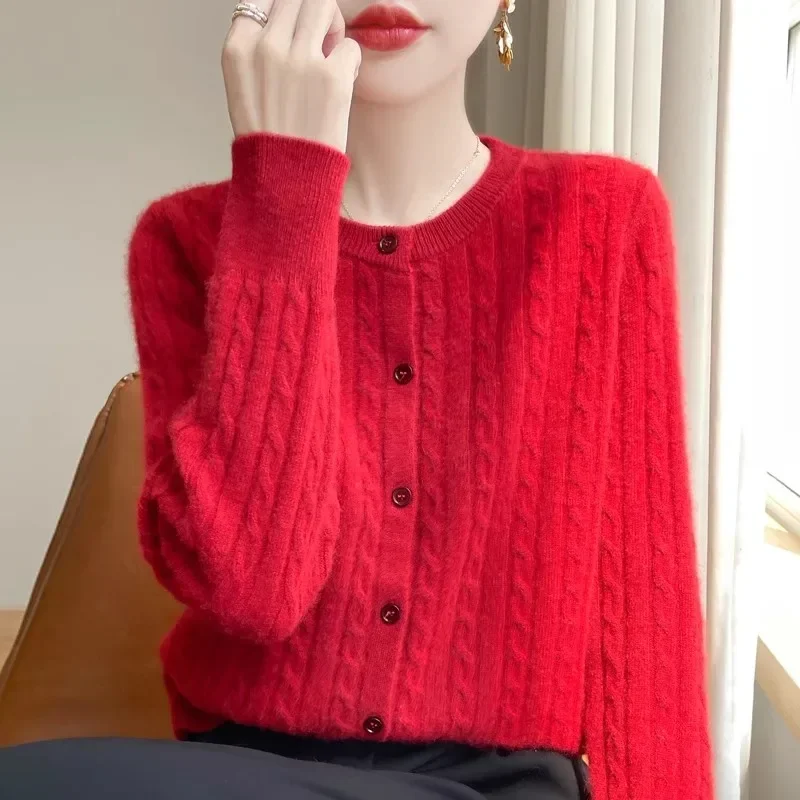 PopWomen кардиганы весна-осень-зима вязаные свитера с длинными рукавами с круглым вырезом базовые толстые теплые модные корейские кардиганы облегающий топ
PopWomen кардиганы весна-осень-зима вязаные свитера с длинными рукавами с круглым вырезом базовые толстые теплые модные корейские кардиганы облегающий топ
