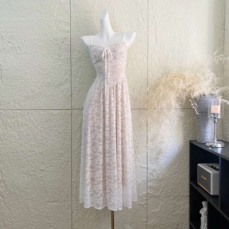 Hot Girl V-neck Floral Strap Dress for Women's Spring Slim Fit Lace-up Elastic A-line Long Dress Fashion Female Clothes
Hot Girl V-neck Floral Strap Dress for Women's Spring Slim Fit Lace-up Elastic A-line Long Dress Fashion Female Clothes