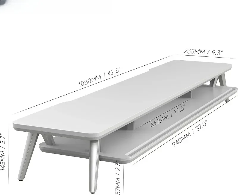 Authenticity guarantee.Dual Monitor Stand, Monitor Stands Riser for 2 monitors, 42.5 Inch Wood Desk Shelf with Storage Organizer
Authenticity guarantee.Dual Monitor Stand, Monitor Stands Riser for 2 monitors, 42.5 Inch Wood Desk Shelf with Storage Organizer