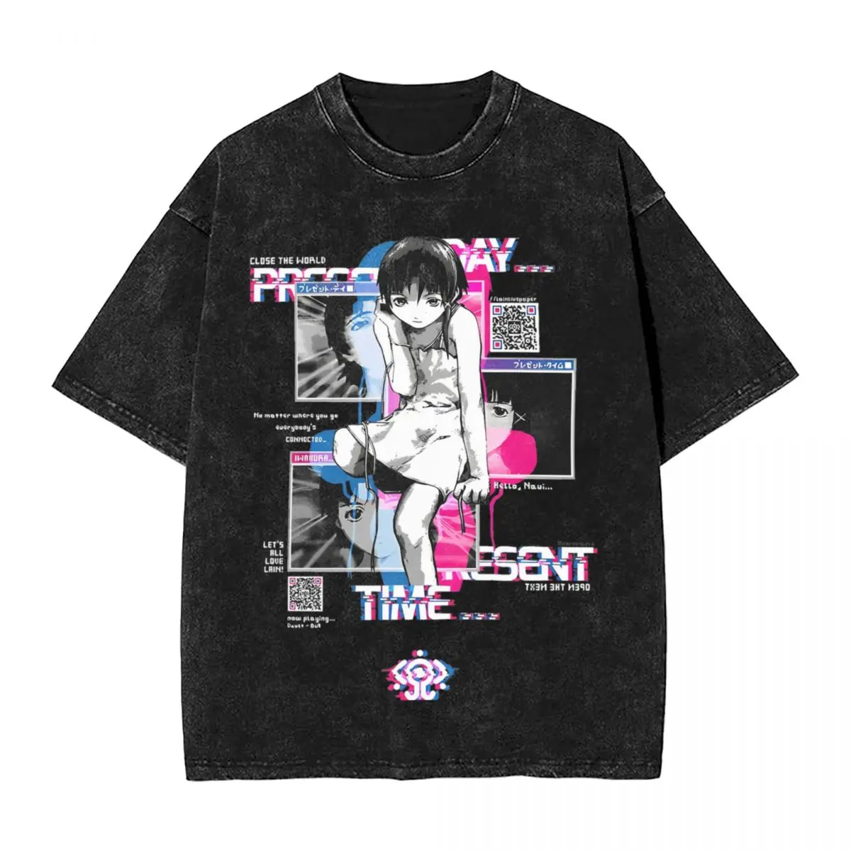 Glitchart Serial Experiments Lain Washed T Shirts Streetwear Hip Hop Vintage T-Shirt Tee Shirt Men Women Cotton Oversize Summer
Glitchart Serial Experiments Lain Washed T Shirts Streetwear Hip Hop Vintage T-Shirt Tee Shirt Men Women Cotton Oversize Summer
