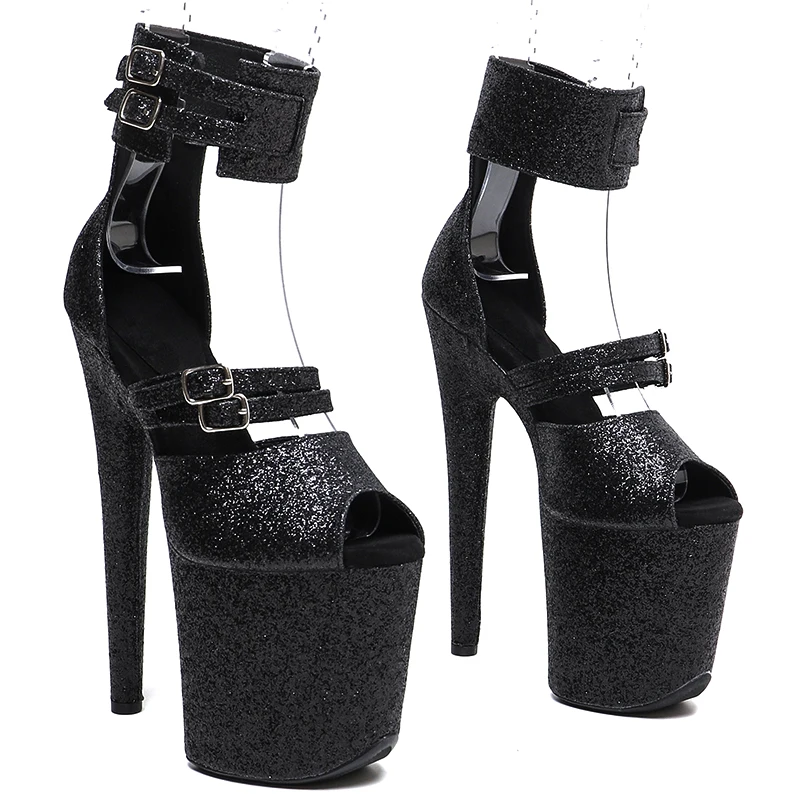 Leecabe 8Inch/20cm Glitter Upper fashion Platform glitter High Heels Stiletto Sandals stripper heel Pole Dance shoes
Leecabe 8Inch/20cm Glitter Upper fashion Platform glitter High Heels Stiletto Sandals stripper heel Pole Dance shoes